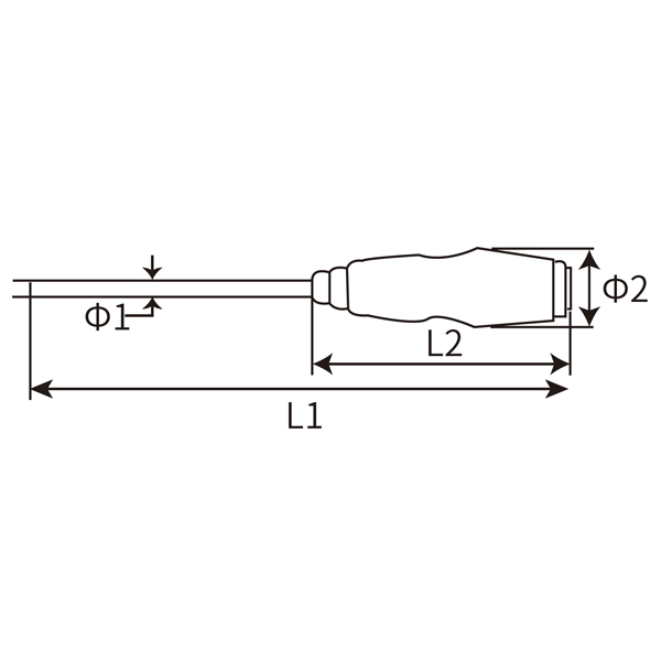 S2 雙色橡塑柄增強型花形螺釘旋具