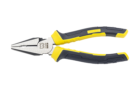 Great Wall Industrial-Grade German-Style Bi-Color Handle Combination Pliers，Labor-Saving