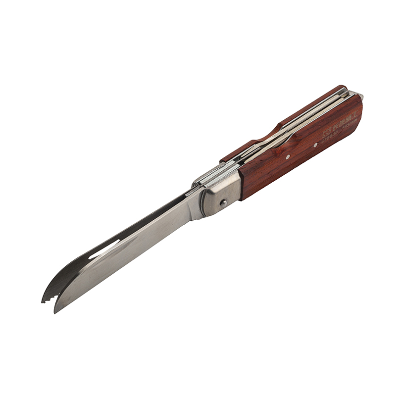 Great Wall Wood Handle Multifunctional Electrician Knife