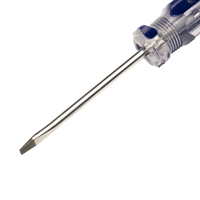 Great Wall Cr-V Blue Transparent Striped Slotted Screwdriver