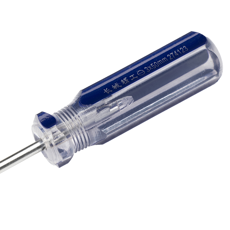 Great Wall Cr-V Blue Transparent Striped Slotted Screwdriver