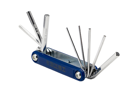 Great Wall 8-in-1 Chrome-Plated Foldable Hex Key Set